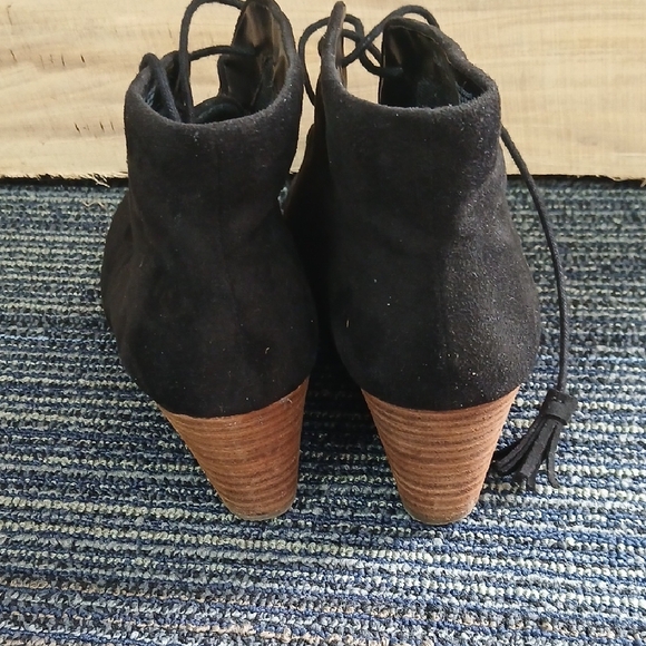 Dr. Scholl's Black Suede Ankle Booties - Picture 6 of 7